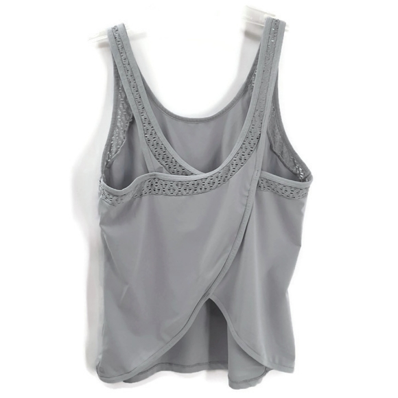 Fabletics gray Dani open tulip back tank t… - Picture 3 of 9